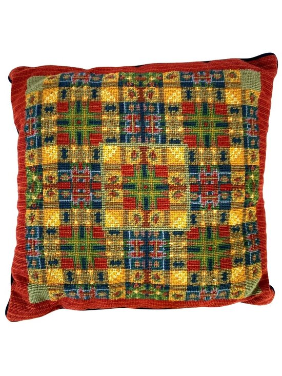 Michaelian Home Other - Needlepoint Pillow Michaelian Home Wool Abstract Native American South West RARE